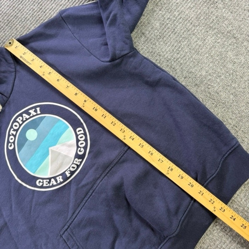 Cotopaxi Gear For Good Navy Blue Logo Hoodie Sweatshirt Womens Large Outdoors - Picture 10 of 12